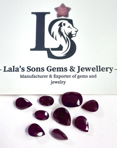 Finest Quality Natural African <b>Ruby</b> Heated Calibration Size 6x8-8x10mm Oval Pear Cut Blood Red Color Loose Gemstone for Jewelry - Product Image 6
