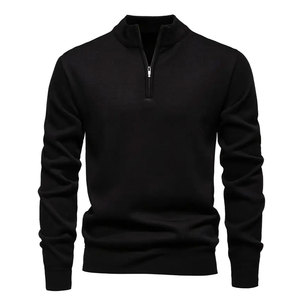 Meilleure vente sweats d'hiver en polaire à demi-fermeture éclair conception personnalisée du Pakistan teint uni au prix de gros - Product Image 1
