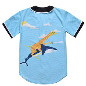 เสื้อเจอร์ซีย์ทีมเบสบอล,แขนสั้นผู้ชายธรรมดา - Product Image 2