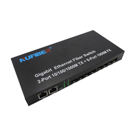 Switch Jaringan Ethernet Serat Optik NF-A8002F 8SFP+2RJ45 Port, Switch SFP Enterprise