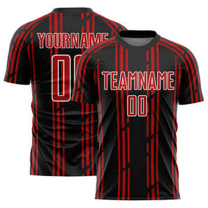 เสื้อฟุตบอลสั่งทำพิเศษ แห้งเร็ว ระบายอากาศได้ดี น้ำหนักเบา ซับเหงื่อ 100% โพลีเอสเตอร์ พิมพ์ลายแบบซับลิเมชั่น สำหรับทุกเพศ ทุกวัย เหมาะสำหรับสโมสรและโรงเรียน - Product Image 1