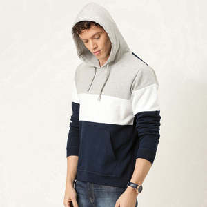 Sweat à capuche uni en coton thermique oversize imprimé de logo en polaire lourd OEM de haute qualité Sweats à capuche personnalisés pour hommes pour l'hiver - Product Image 5