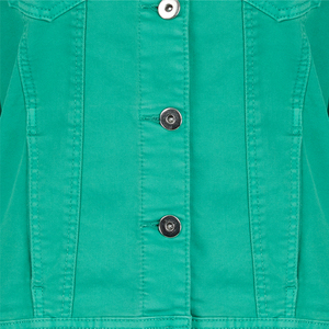 Latest New Arrival 2025 Women's 100% Cotton green <b>Denim</b> Jacket with Vintage Style Women's <b>Denim</b> Jackets & <b>Coat</b> - Product Image 5