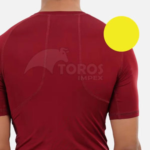 T-shirt de compression à manches courtes imprimé pour homme, qualité supérieure, prix bas, coupe ample, vente flash - Product Image 3