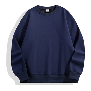 เสื้อสเวตเตอร์คอกลมของผู้ชายเสื้อสเวตเชิ้ตคอตตอนแบบสั่งตัด - Product Image 2