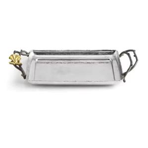 Plateau de service en aluminium de qualité exclusive avec poignée, vaisselle, plateau de service pour collations, bonbons, pour les invités au meilleur prix - Product Image 6