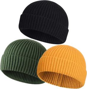 Gorro de punto de invierno bordado personalizado con lazos Gorros Jacquard de moda para ropa de playa Diseños de EE. UU. - Product Image 5