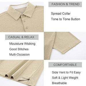 Camiseta de Polo de Golf Ligera e Informal para Hombre, Ropa Deportiva Cómoda, Camiseta de Polo de Golf - Product Image 4