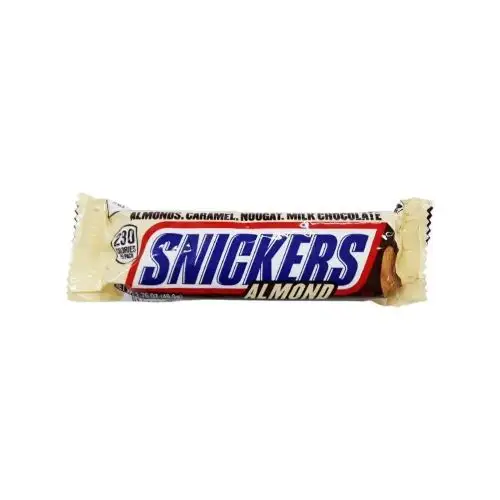 Candy chocolate Snickers Almond bar Milk nuts rasa sandwich makanan ringan dijual