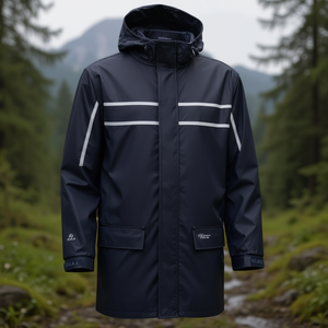 Chaqueta Impermeable Dry Zone D-Lux Azul Marino Talla L ELKA - Product Image 3