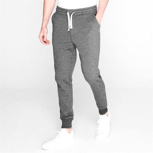 Pantalon de survêtement de sport avec logo personnalisé pour hommes, jogging en polaire respirant avec bas élastique, pantalon de fitness d'hiver pour hommes, vente en gros - Product Image 2