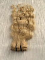 Extensions de cheveux indiens blonds 613 de haute qualité, vierges Remy, décolorés, double trame, résistants à la perte, perméables à la teinture, couleur plus claire