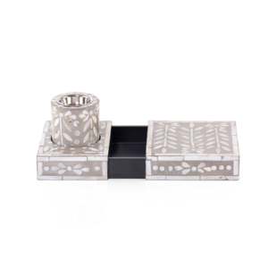 Intricate Floral Mother of Pearl Incense Burner Box Vietnam Handmade Eid Mubarak <b>Gift</b> <b>Islamic</b> Home Accessory MOP Incense Burner - Product Image 2