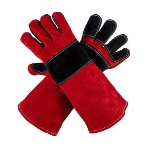 Gants de soudage en cuir résistant à la chaleur Gants résistants aux hautes températures Gants de travail de protection - Product Image 1