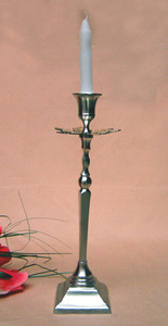 Portavelas de Metal con Forma Personalizada, Soporte para Velas Decorativo Curvado a Mano con Acabado en Cobre para Bodas - Product Image 3