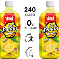 Échantillon Gratuit de Jus de Citron Jaune - Bouteille de 1 Litre d'Eau au Citron - Fabricant de Boissons OEM ODM à Marque Privée