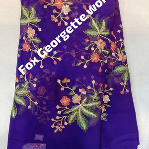 งานปักผ้า Georgette จิ้งจอกทำให้เป็นชุดแฟนซีวัสดุผ้า lehenga - Product Image 1