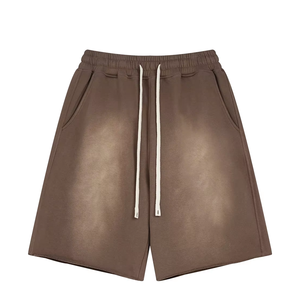 Pantalones cortos desteñidos al sol de alta calidad para mujer Diseño popular con función transpirable Técnica lavada Venta caliente - Product Image 3