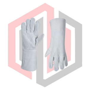 Gants de soudage en fibre de carbone para-aramide de haute qualité, ignifuges, résistants à la chaleur, épaisseur 7 mm, sans poudre, gants de sécurité - Product Image 4