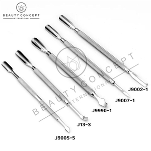 Empujador de cutículas multiusos Acero inoxidable de precisión para el cuidado de las cutículas y herramientas de arte de uñas Ecológico - Product Image 3