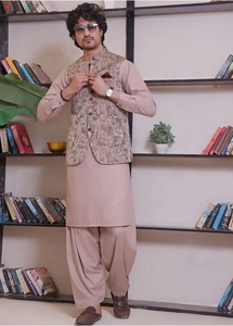 2023 nouveauté hommes Salwar Kameez robe haute qualité coton indien pakistanais vêtements de créateur - Product Image 5