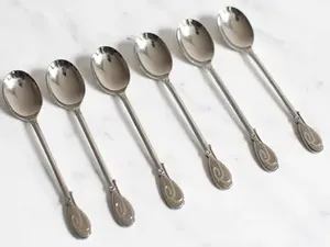 Tendance Design Argenterie Cuillère De Mariage Ensemble Meilleure Qualité Couverts Couverts En Argent Élégant Vaisselle Ustensiles De Cuisine De L'Inde - Product Image 4