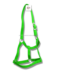 Licol de cheval en nylon durable avec boucles de quincaillerie en cuir laiton acier PVC personnalisées colliers de tête de cheval personnalisés - Product Image 2