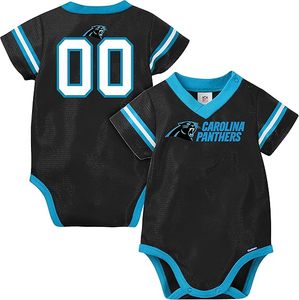 Body de Bebé de los Detroit Lions, Azul, Malla, Número 00 Personalizado, Mono Deportivo de Poliéster - Product Image 4