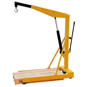 Nouvelle grue à palettes hydraulique à simple action de 1000 kg avec pompe démontable - Product Image 2