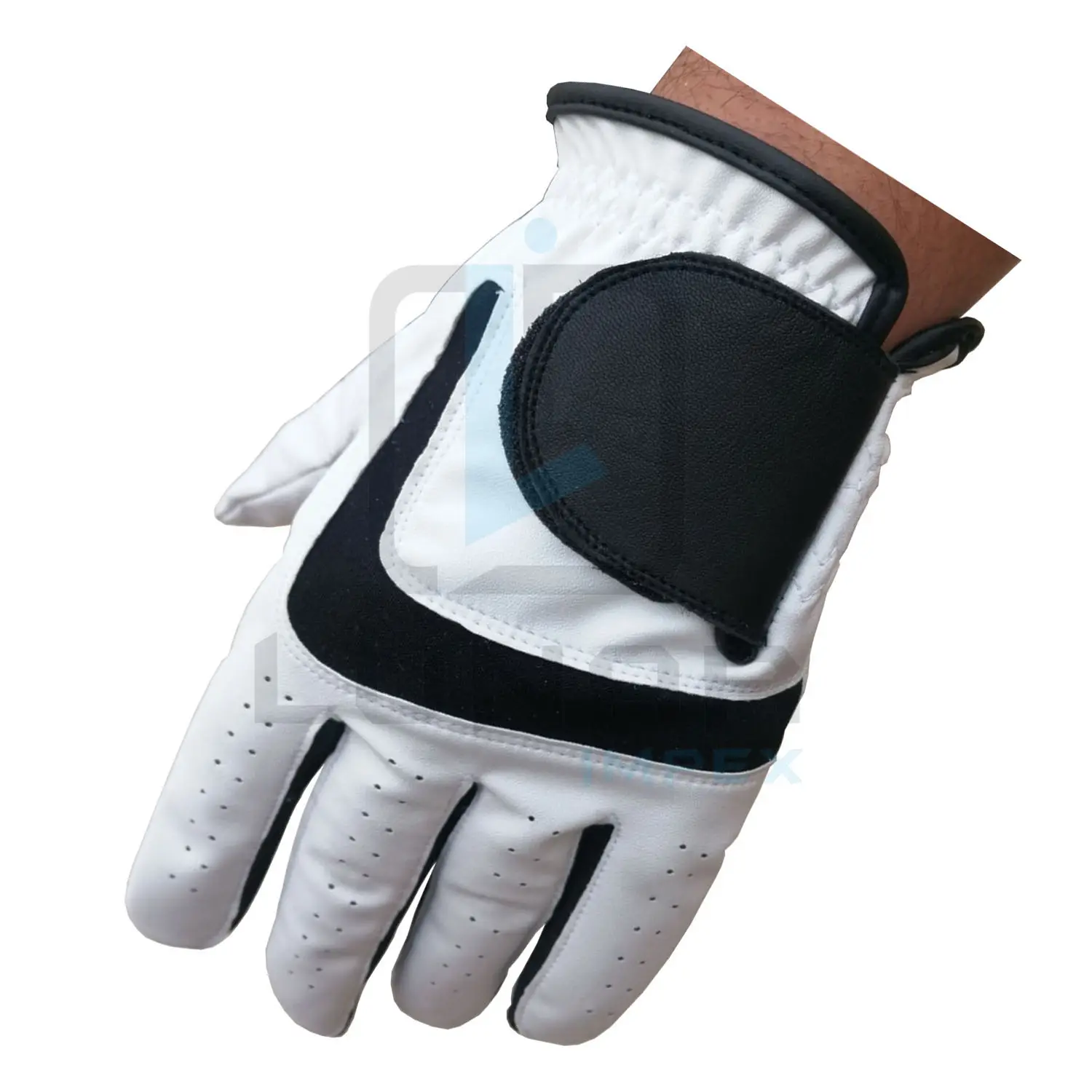 Wholesale Non-Slip High Quality Left Handed Comfortable Genuine Leather Golf Gloves With Customized Logo And Color