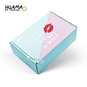 กล่องกระดาษลูกฟูกสีและโลโก้ตามสั่ง Huamao กล่องไปรษณีย์แบบพับได้ OEM คุณภาพสูงสำหรับบรรจุภัณฑ์ขนมและเครื่องดื่ม - Product Image 4