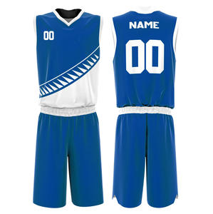 Dernier modèle de vente en gros de maillot de basket-ball à séchage rapide personnalisé uniforme de broderie cousue personnalisée avec sublimation OEM - Product Image 4