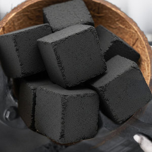 Eco-Friendly Super Premium <b>Coconut</b> <b>Charcoal</b> Briquettes Daabadi-Natural Long-Lasting Smokeless Shisha/Hookah Experience White Ash - Product Image 1
