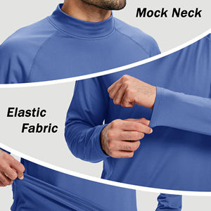 Camiseta de compresión de manga larga de alto rendimiento y secado rápido para correr, camiseta deportiva para entrenamiento, capa base para hombre. - Product Image 5