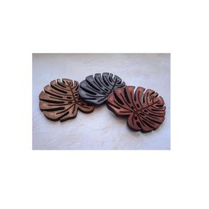 ชุดจานรองแก้วอีพ็อกซี่เรซินพร้อมของขวัญตกแต่งมหาสมุทรพร้อมใช้งานทำด้วยมือสีเรซินและสีไม้ธรรมชาติ - Product Image 5