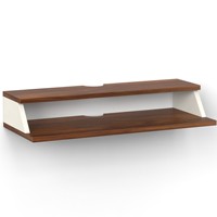 Maisy Unité de divertissement TV murale standard avec étagères pour livres et décoration Unité d'affichage standard jusqu'à 42 pouces