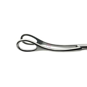 Pinces chirurgicales courbées en acier inoxydable, instrument de chirurgie générale manuel, certifié CE Classe I - Product Image 4