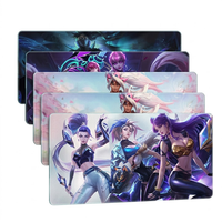 Tapis de souris gaming en verre avec design personnalisé et impression UV, taille sur mesure en stock