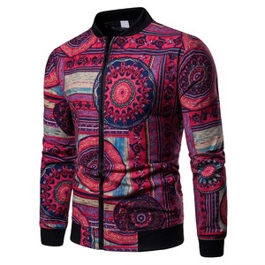 Veste bomber d'hiver pour homme avec logo brodé personnalisé, veste de baseball, veste universitaire à sublimation, manches en cuir, design imprimé - Product Image 5