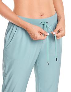 Pantalones Deportivos de Pana para Mujer, Cintura Alta, Frente Plano, 100% Algodón, para Invierno, Más Vendidos - Product Image 3