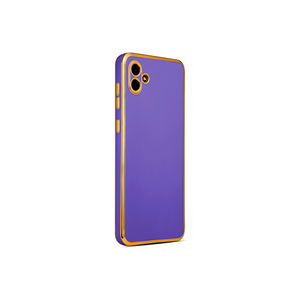 Coque en silicone de qualité supérieure Deep Purple pour Samsung Galaxy A04 A53 A34 A24 A22 & 5G-MSRA, coque arrière mate Bark, styles en silicone souple - Product Image 1