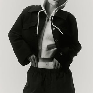 Sudaderas con capucha Mujer Chándal TOP Sudaderas cremallera-up Street Wears slim fit Hoody / zipper pullover - Product Image 2