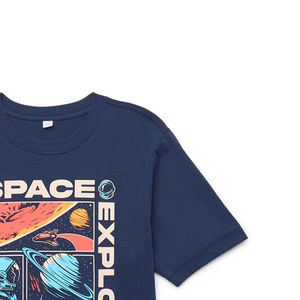 Camiseta unisex con cuello redondo, nuevo diseño, ropa informal, 100% algodón, ropa de verano, venta al por mayor, camisetas de sublimación para hombre - Product Image 6