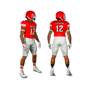Nueva sublimación impresa personalizada Nuevo diseño Uniformes de fútbol americano Deportes de fútbol y ropa de equipo Uniforme de fútbol americano - Product Image 4