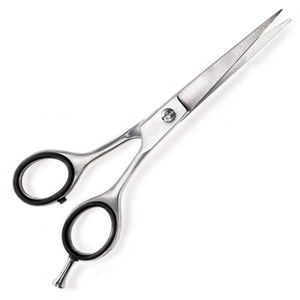 Ciseaux de coupe de cheveux de qualité chirurgicale finition Dall lame tranchante droite ciseaux de coupe de cheveux de bébé en acier allemand avec pochette - Product Image 2