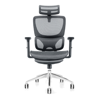 Chaise de bureau ergonomique à dossier haut avec repose-pieds, chaise pivotante de direction pour la maison et le bureau