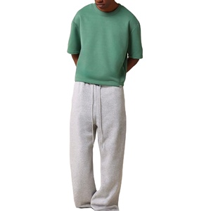 Camisetas de Verano para Hombre, Cómodas, Estilo Sólido, Manga Corta, 100% Algodón, Tejidos Transpirables de Alta Calidad - Product Image 2