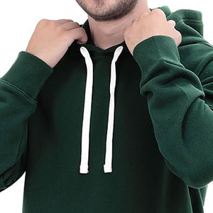 Nuevo suéter con capucha de Color sólido Logotipo informal Personalizado con estilo 2025 Color sólido Peso pesado Sudadera con capucha para hombre Plus Fleece Pullover con capucha - Product Image 3