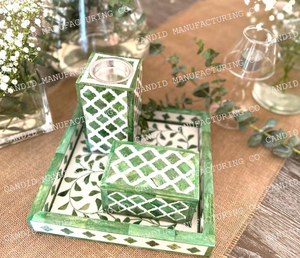 2025 <b>Eid</b> <b>Gifts</b> Sets Tray Incense Bakhoor Burner Color Bone Inlay Mother of Pearl Mubkhra Madkhan for Giveaway <b>Gifts</b> Kuwait Oman - Product Image 2