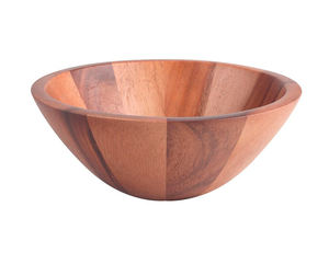 Natural <b>Wood</b> <b>Salad</b> <b>Bowl</b> Dark Finish Serving <b>Bowl</b> for Daily Kitchenware & Dinnerware Usage Eco-Friendly Stylish Packaged Carton - Product Image 4